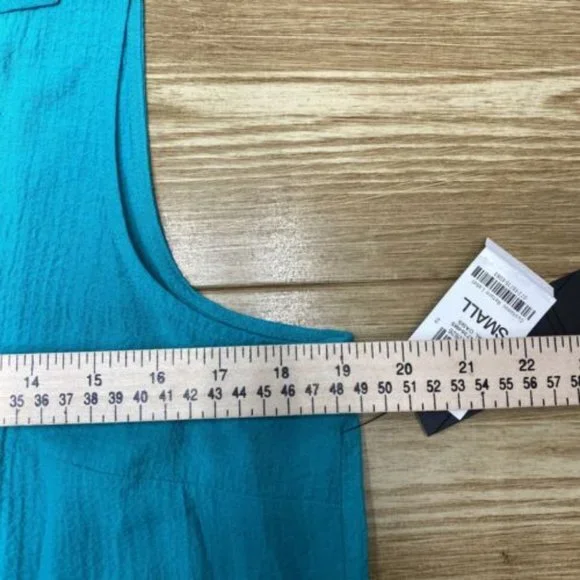 Alfani Womens Blouse V-Neck Size S Collared Sleeveless Breathable Top NWT - Picture 13 of 15